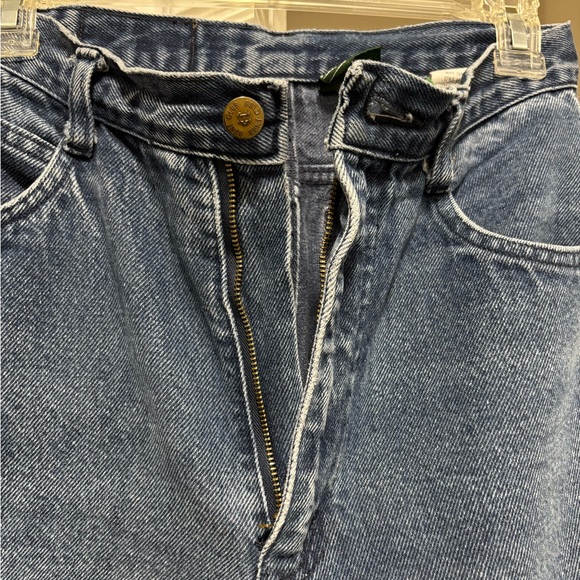 100% Cotton Hunt Club Straight Leg Blue Jeans - Picture 6 of 7